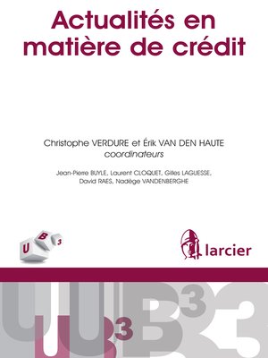 cover image of Actualités en matière de crédit
